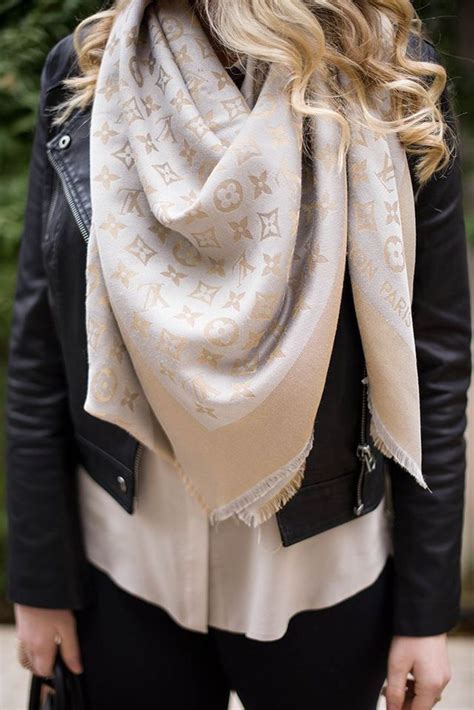 how to wear louis vuitton shawl|genuine louis vuitton scarf.